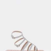 Sandalo tacco 1 cm bianco