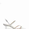 Sandalo tacco 5 cm bianco