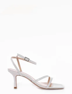 Sandalo tacco 9 cm bianco