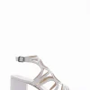 sandalo tacco 5 cm bianco