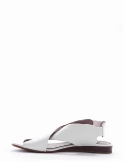 sandalo tacco 1 cm bianco
