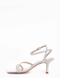 Sandalo tacco 9 cm bianco