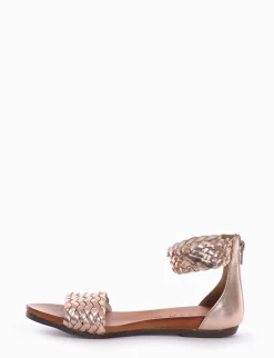 sandalo tacco 1 cm bronzo
