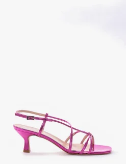 Sandalo tacco 5 cm fuxia