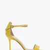 sandalo tacco 9 cm giallo
