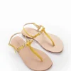 sandalo tacco 1 cm giallo