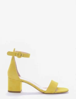 sandalo tacco 5 cm giallo