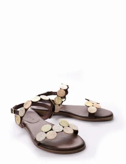 sandalo tacco 1 cm multicolor