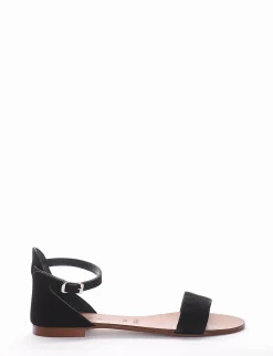 Sandalo tacco 1 cm nero