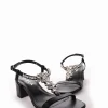 Sandalo tacco 5 cm nero