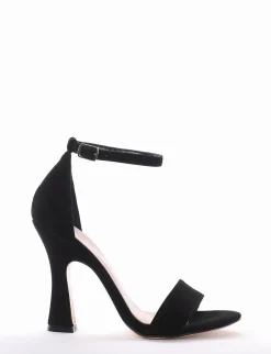 Sandalo tacco 10 cm nero