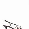 Sandalo tacco 5 cm nero