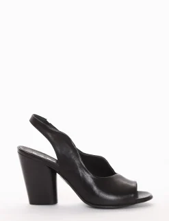 sandalo tacco 8 cm nero