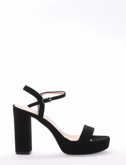 Sandalo tacco 10 cm nero