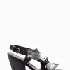 sandalo tacco 8 cm nero