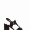 sandalo tacco 7 cm nero