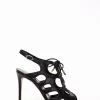 sandalo tacco 10 cm nero