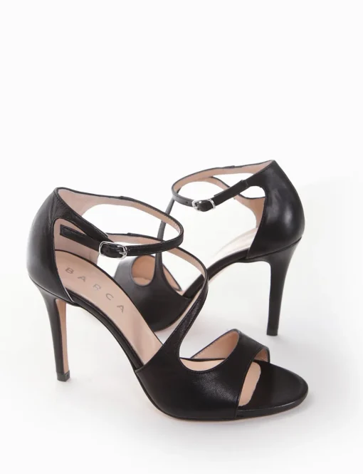 sandalo tacco 9 cm nero