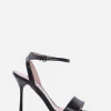 sandalo tacco 9 cm nero