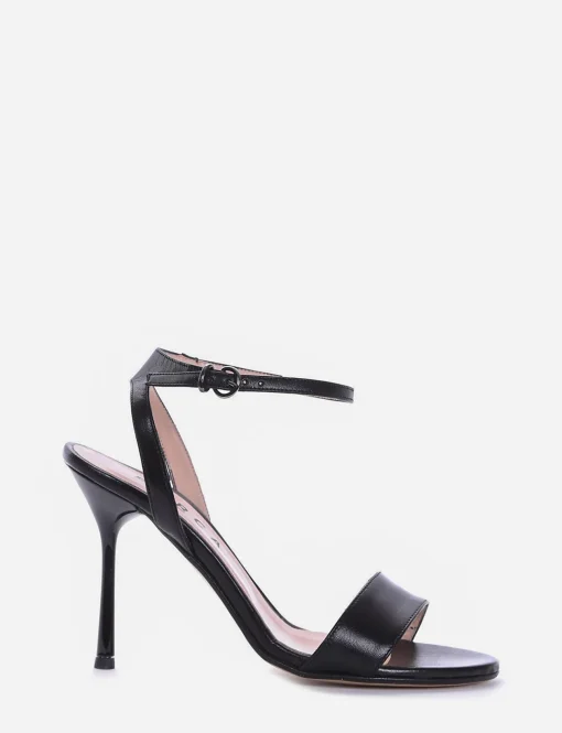 sandalo tacco 9 cm nero