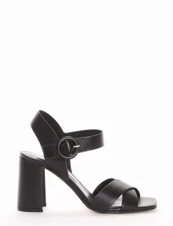 sandalo tacco 9 cm nero