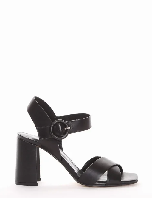 sandalo tacco 9 cm nero