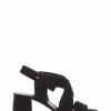 sandalo tacco 5 cm nero