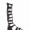 sandalo tacco 1 cm nero