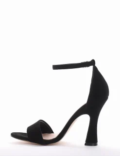 Sandalo tacco 10 cm nero