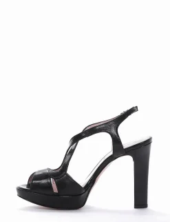 sandalo tacco 10 cm nero