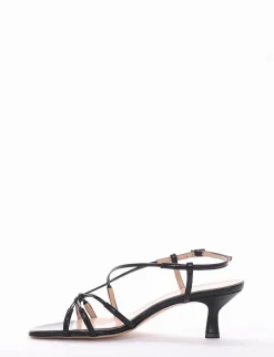 Sandalo tacco 5 cm nero