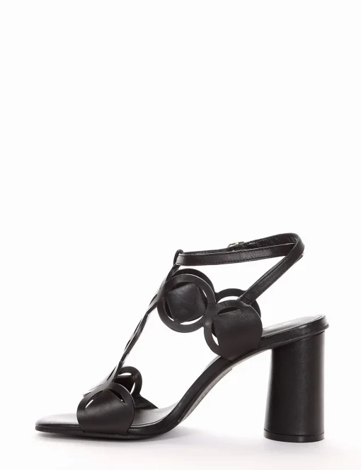 sandalo tacco 9 cm nero