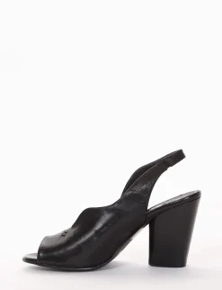 sandalo tacco 8 cm nero