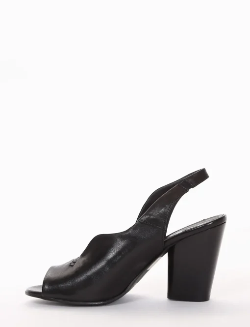sandalo tacco 8 cm nero
