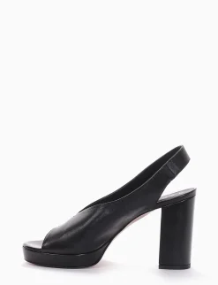 Sandalo tacco 8 cm nero