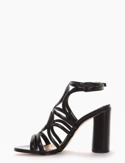 sandalo tacco 10 cm nero