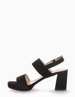 sandalo tacco 8 cm nero