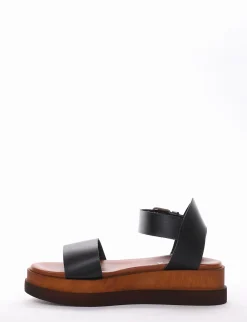 Sandalo tacco 4 cm nero