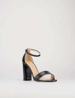 Sandalo tacco 9 cm nero