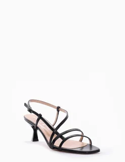 Sandalo tacco 5 cm nero