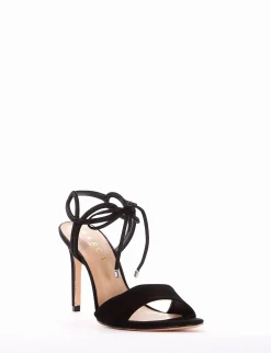 sandalo tacco 10 cm nero