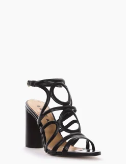 sandalo tacco 10 cm nero