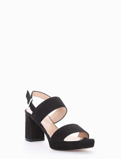 sandalo tacco 8 cm nero