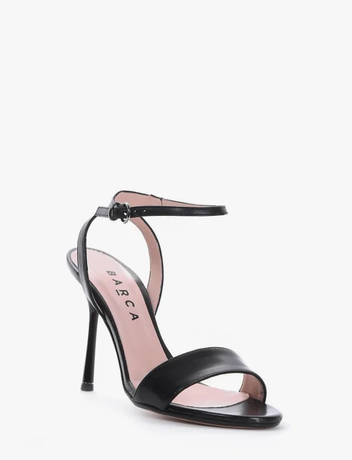 sandalo tacco 9 cm nero