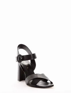sandalo tacco 9 cm nero