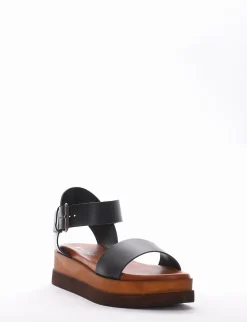 Sandalo tacco 4 cm nero