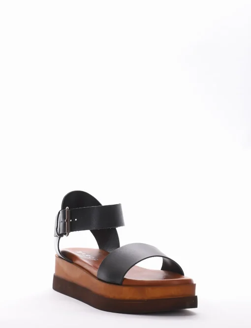 Sandalo tacco 4 cm nero