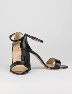 Sandalo tacco 9 cm nero