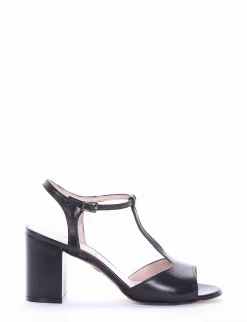 sandalo tacco 7 cm nero
