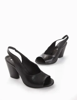 sandalo tacco 8 cm nero